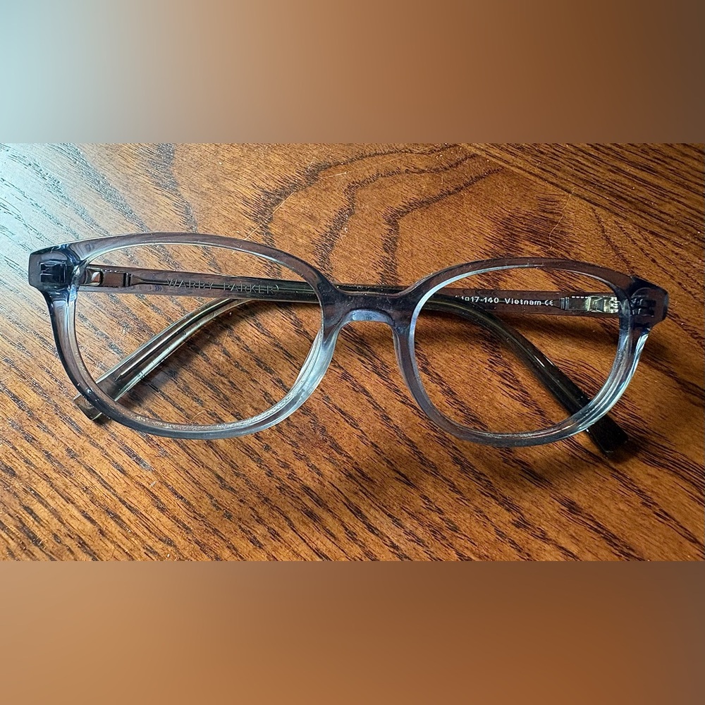 Warby Parker Ira Eyeglass frame in Periwinkle Crystal